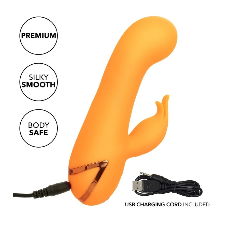 CALEXOTICS - MONTECITO MUSE VIBRATORE RABBIT ORANGE BY CALIFORNIA DREAMING